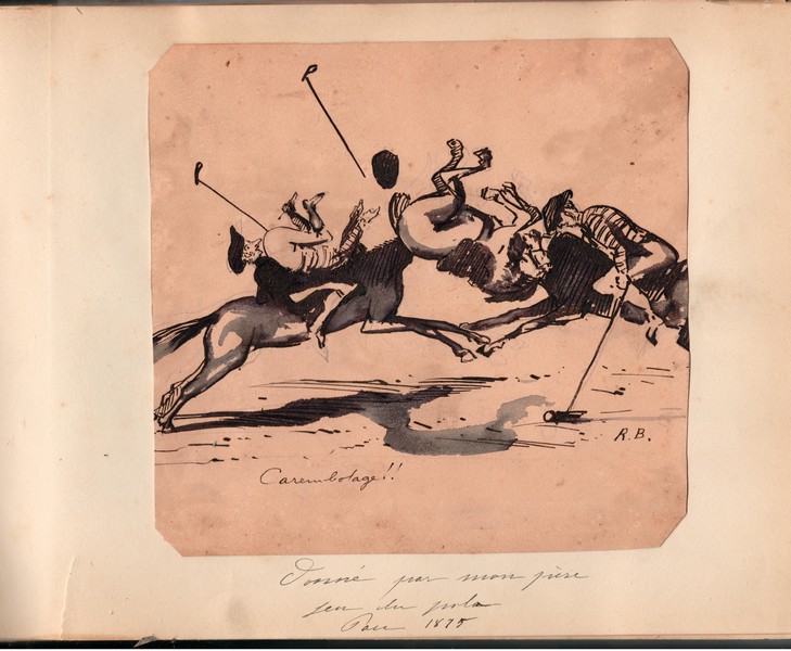 Le jeu de Polo par Roger de BOUILLE dit JAM