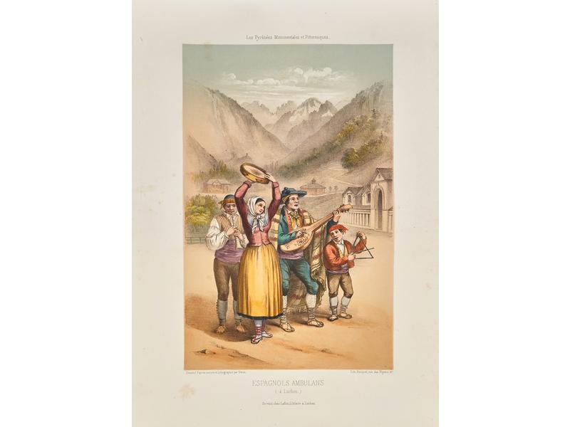 SOUVENIRS DES PYRENNEES par Eugène CICERI....