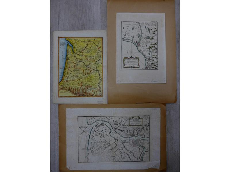 [BAYONNE ET SES ENVIRONS] - TROIS CARTES...