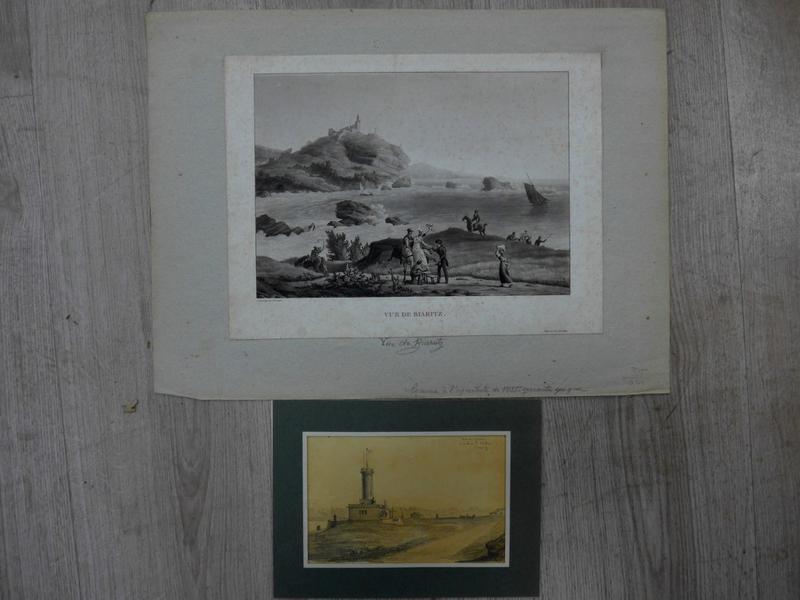 La Tour des Signeaux à la barre de l'Adour,...