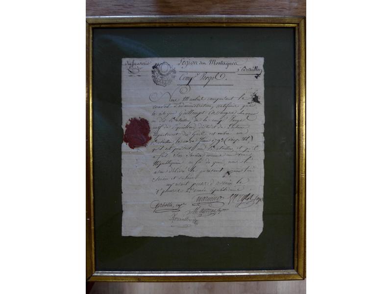 Document  MANUSCRIT d'époque Révolutionn...
