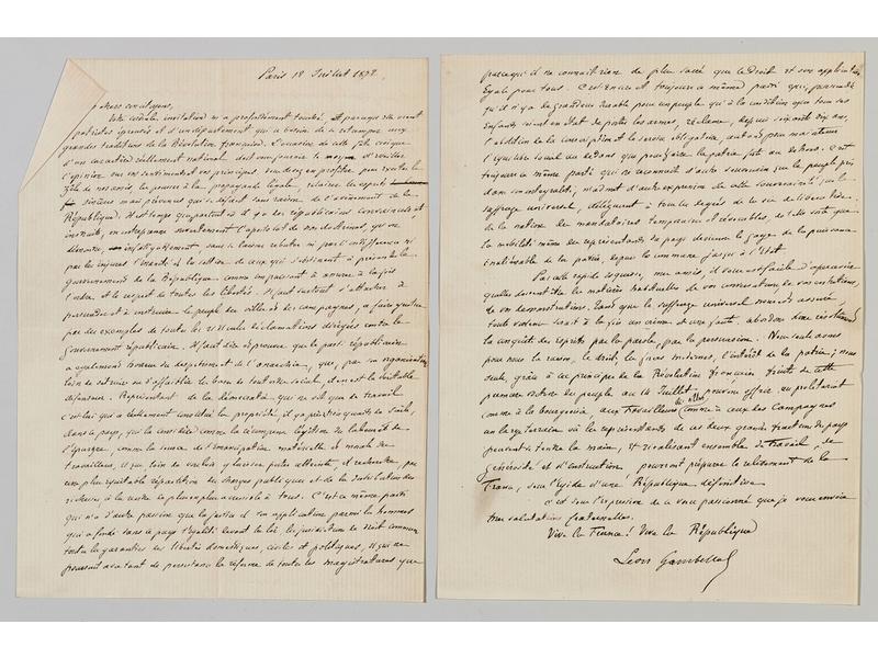 REGAMEY (F.) : A Gambetta. Librairie de l'Art,...