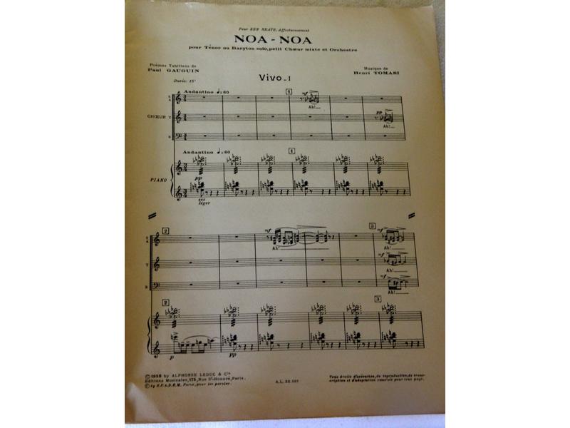 GAUGUIN (P.) : Noa-Noa. Poèmes tahitiens...