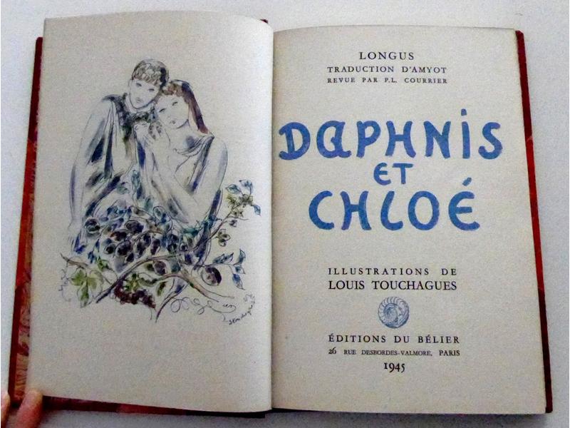 LONGUS, Daphnis et Chloé, ill. de Louis Touchagues,...