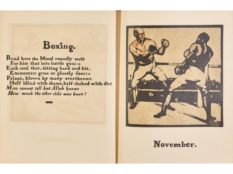 NICHOLSON (W.) : An Almanac of twelve sports....