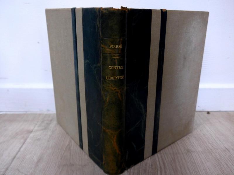 POGGE, Contes libertins, ed. Rameau d'or,...