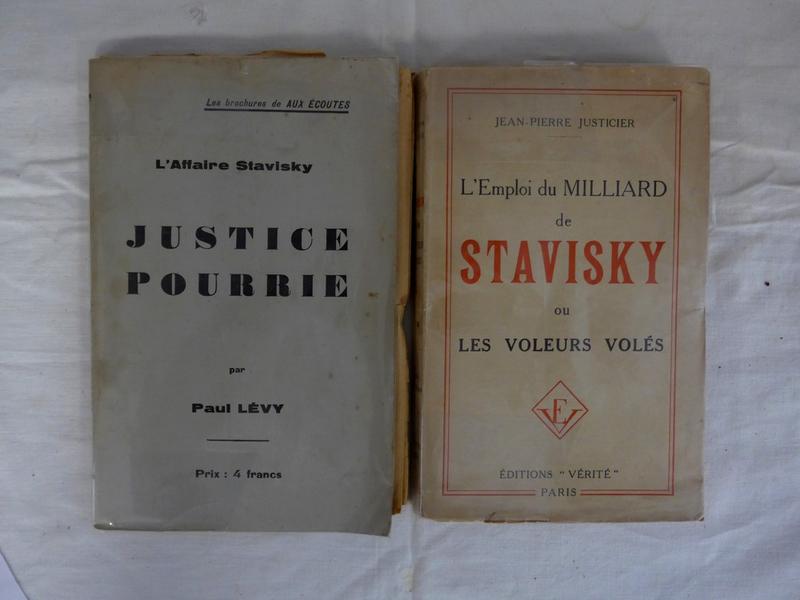 [STAVISKY] - 2 ouvrages brochés :