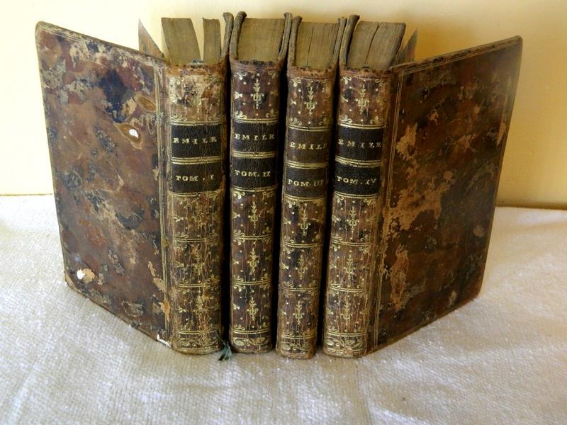 ROUSSEAU (J.-J.) : Emile, ou de l'éducation....