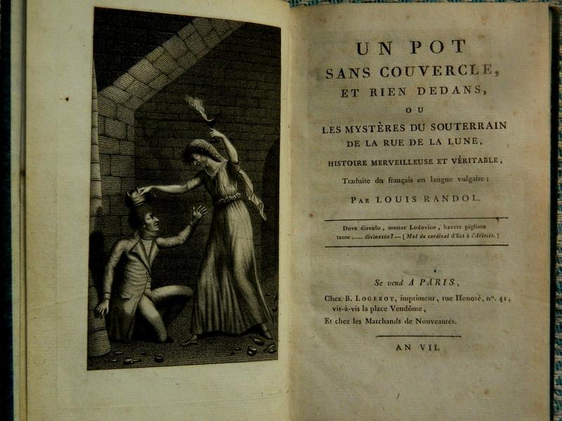 SALVERTE (E. de) : Un pot sans couvercle...