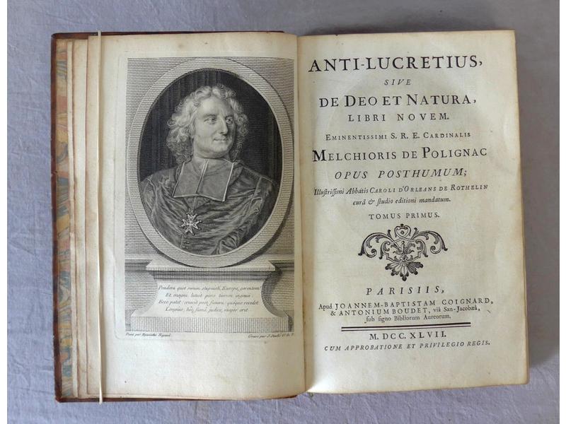 POLIGNAC (marquis de) : Anti-Lucretius, sive...