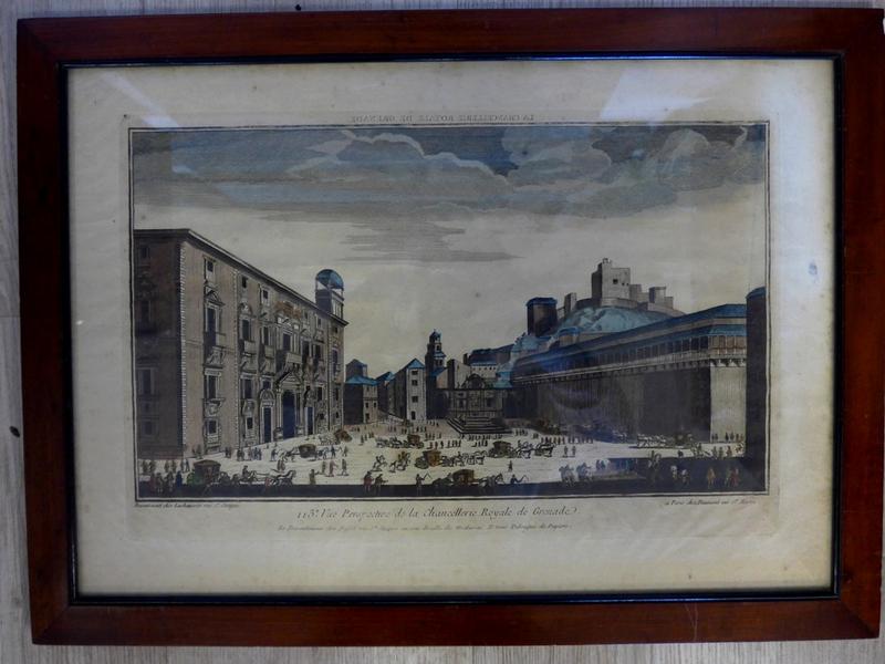"Vue de la prise des Forts de la ville de...