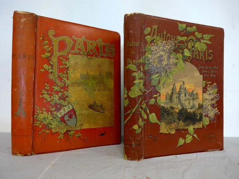 Réunion de deux volumes in-4 en reliure éditeur...