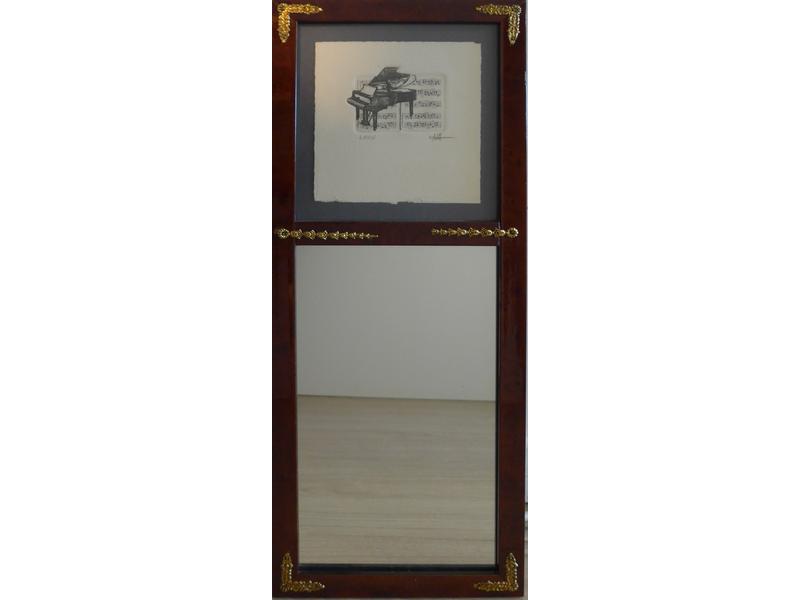 PETIT MIROIR rectangulaire dans un cadre...