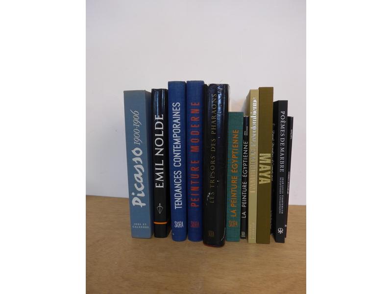 LOT DE LIVRES D'ART : Picasso, Emile Nolde,...