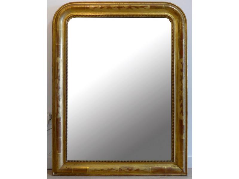 MIROIR DE CHEMINEE dans un cadre en bois...