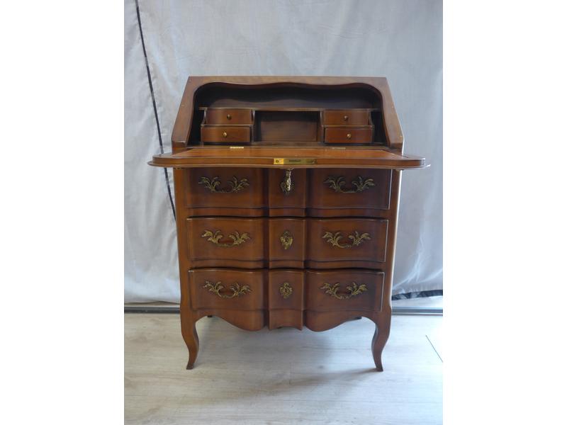 PETIT BUREAU SCRIBAN en bois fruitier façon...