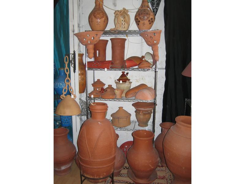 Stand OCRE : Appliques, jarres, tagines,...