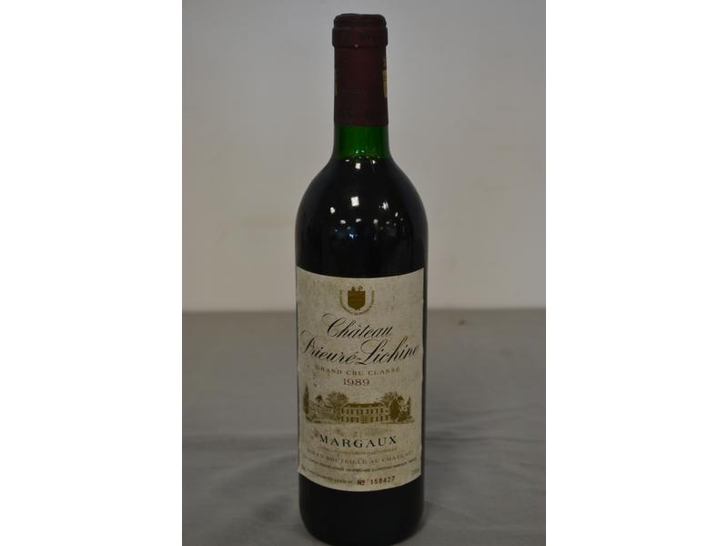 CH. PRIEURE-LICHINE, Margaux, GCC, 1989.