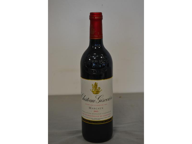 CH. GISCOURS, Margaux, GCC, 2003.