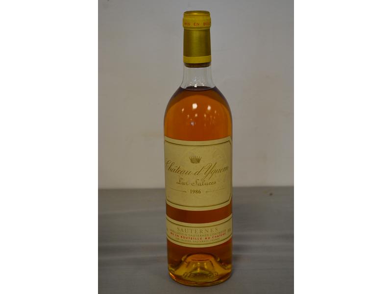 CH d'YQUEM, 1er cru Sup. Sauternes, 1986...