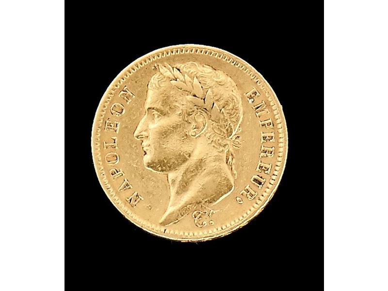 FRANCE - 1 pièce de 40 frs or, Napoléon 1er...