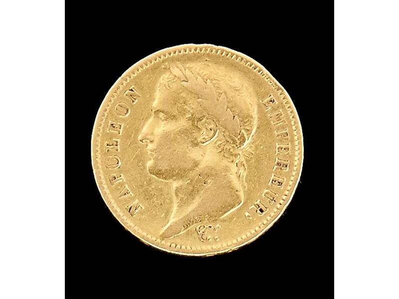 FRANCE - 1 pièce de 40 frs or, Napoléon 1er...
