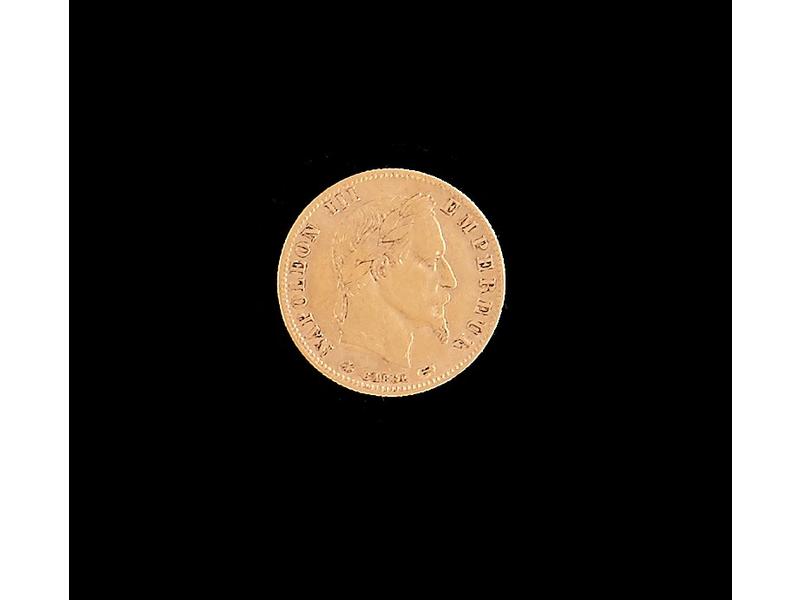 FRANCE - 5 frs or, Paris 1867 au profil de...