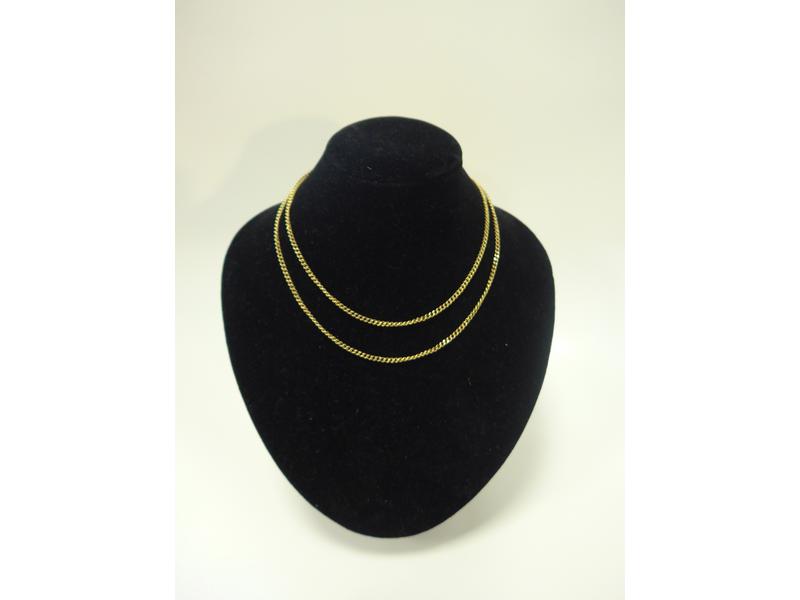 SAUTOIR en or jaune (750). Long. 69 cm. Poids...