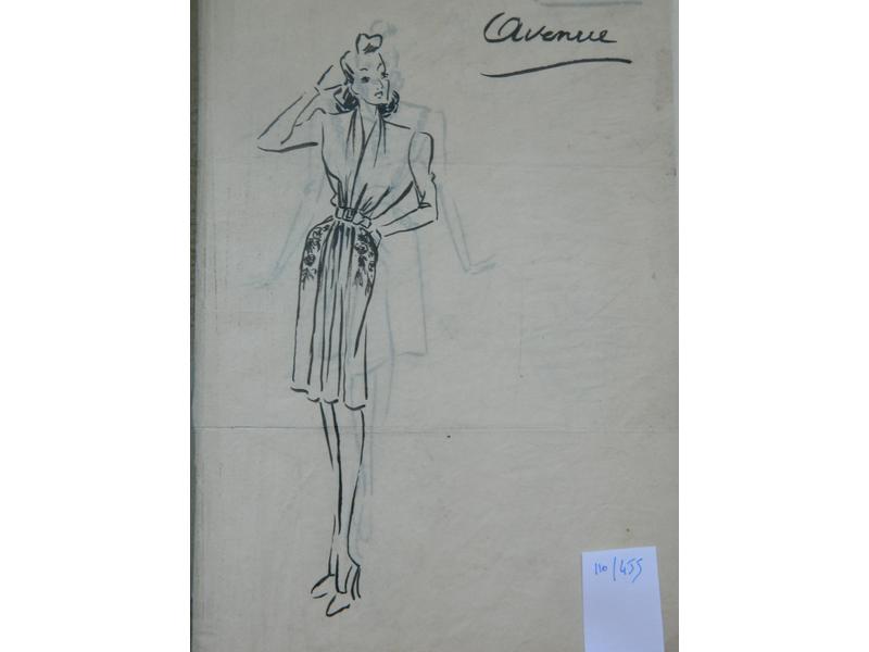 DESSINS de MODE : Un volume in-8 (format...