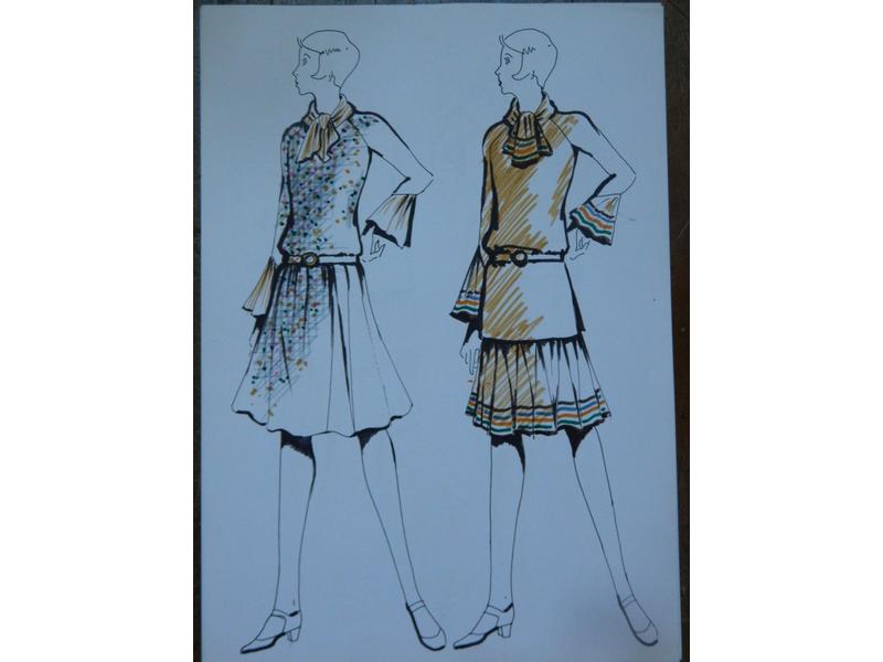 DESSINS de MODE : Maison BALMAIN : Réunion...