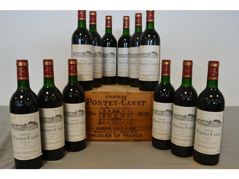 CH. PONTET CANET, Pauillac, GCC, 1985.