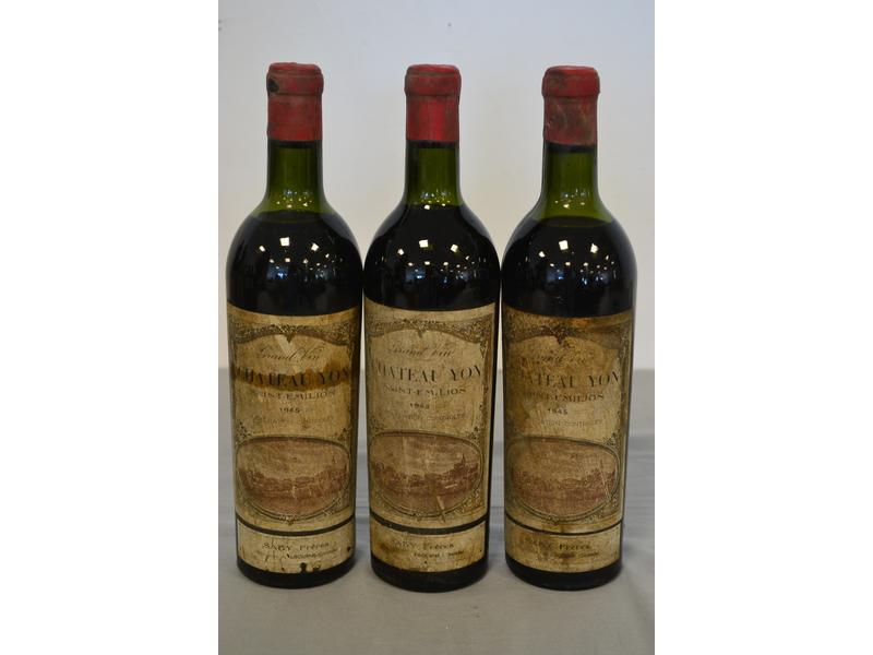 CH. YON, Saint-Emilion, mise négoce, 194...