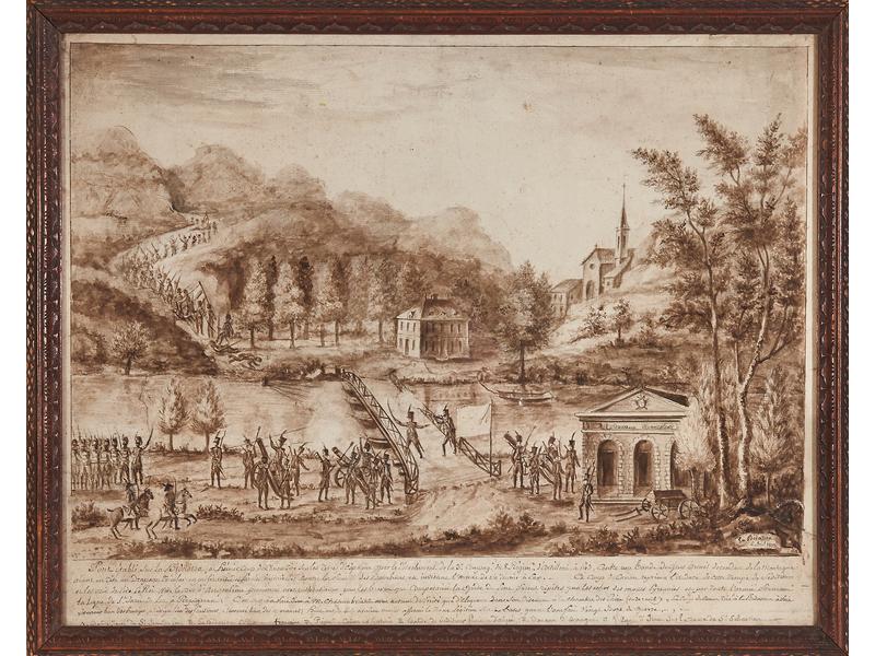 Ecole Française vers1823,