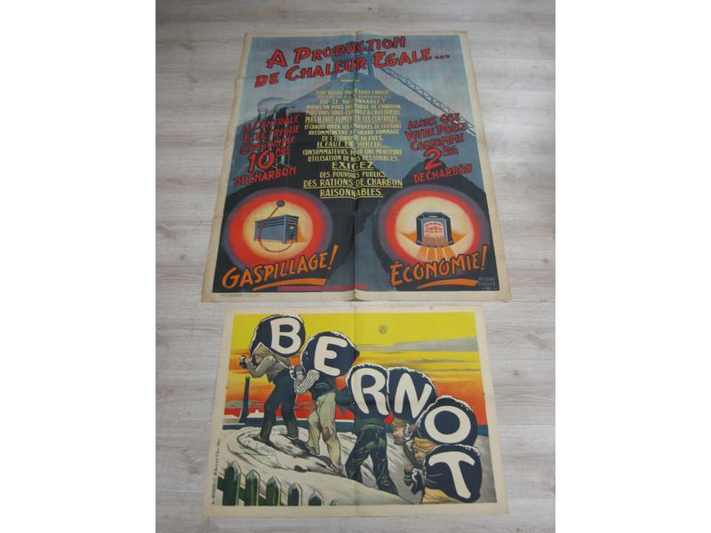 DEUX AFFICHES publicitaire sur l'énergie