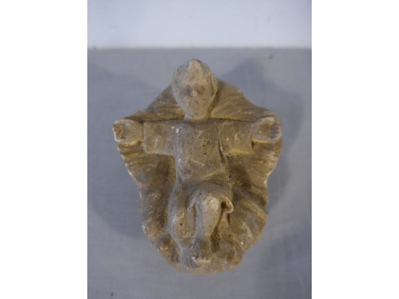 PETIT JESUS de crèche en plâtre.
