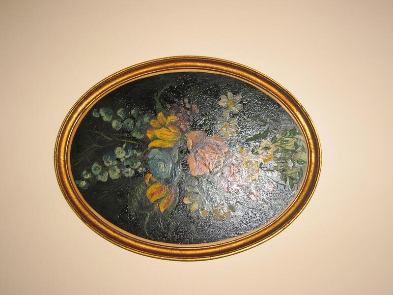 Jacqueline JANSSEN, Trois médaillons bouquet...