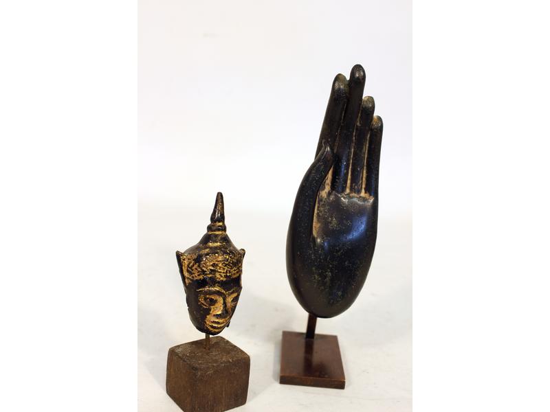 MAIN DE BOUDHA en bronze,