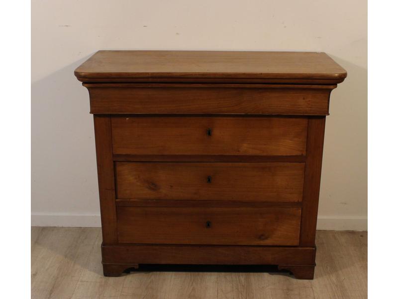 PETITE COMMODE rectangulaire en bois blanc...