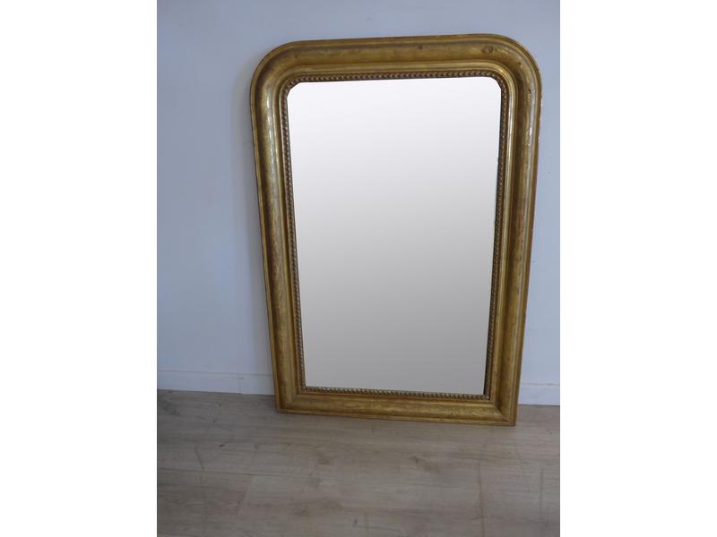 MIROIR de cheminée, cadre doré