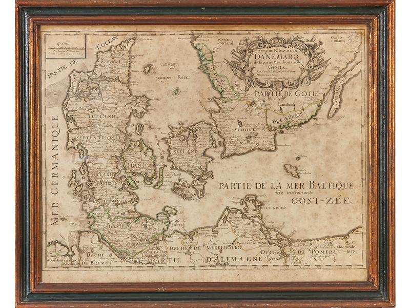 "CARTE du Royaume de Danemark et de la partie...