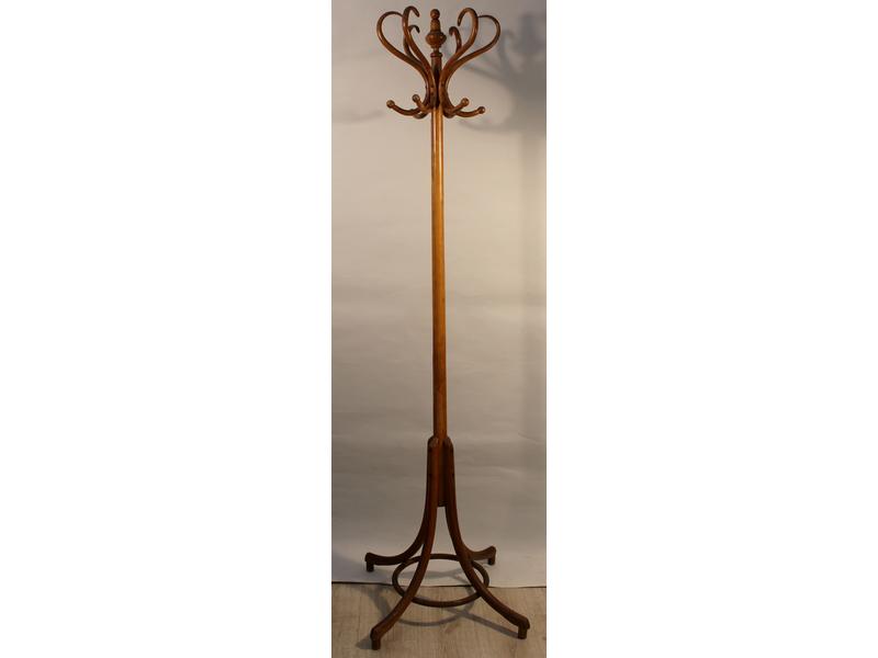 PORTE-MANTEAU PERROQUET en merisier.