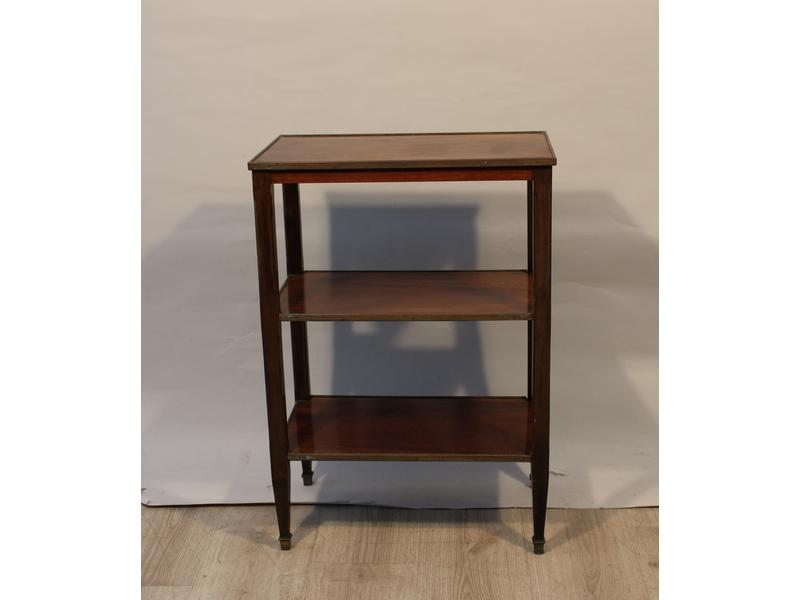 PETITE TABLE DESSERTE rectangulaire en acajou...