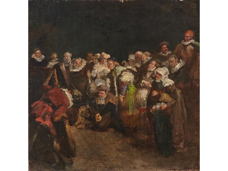 Ecole Espagnole vers 1840, entourage d'Eugenio...