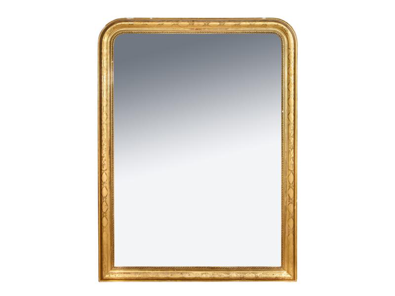 IMPORTANT MIROIR DE CHEMINEE dans un cadre...