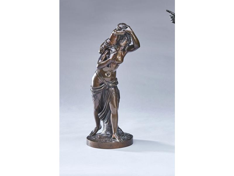 Danseuse des Bacchanales portant un petit...