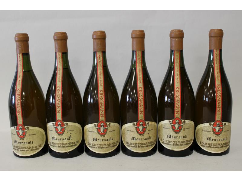 6 Blles MEURSAULT mise Kressmann NM