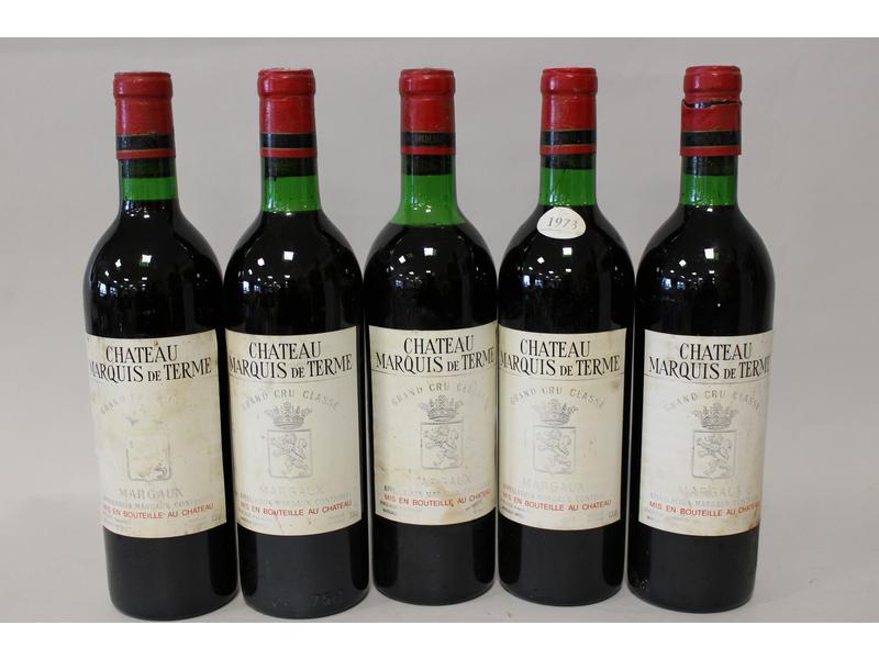 5 Blles CH. MARQUIS DE TERME Margaux GCC...