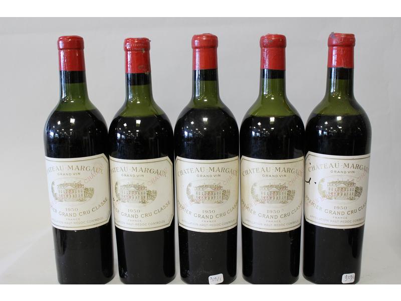 5 Blles CH. MARGAUX Margaux 1er GCC 1950