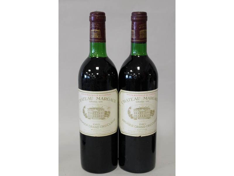 2 Blles CH. MARGAUX Margaux 1er GCC 1983