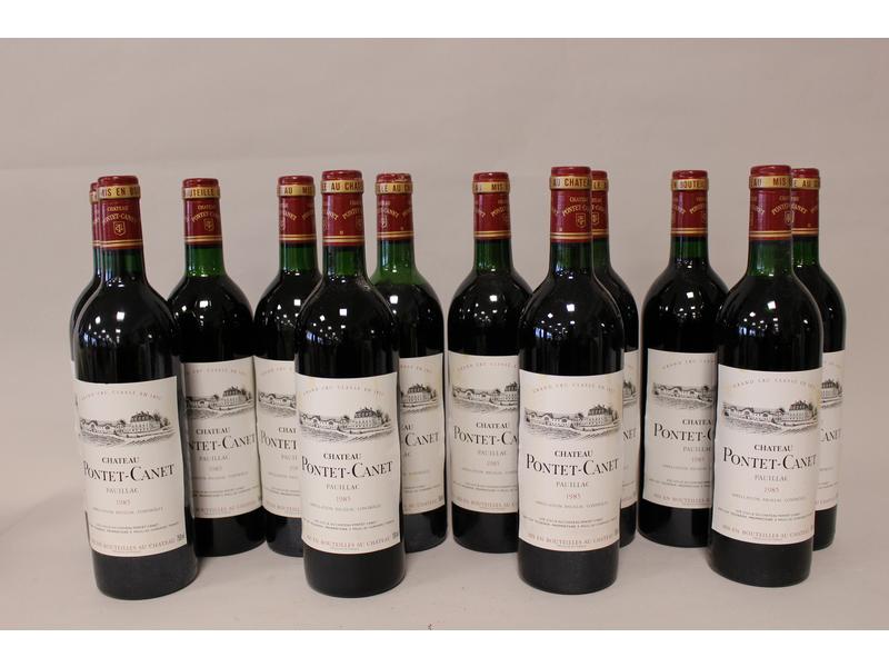 12 Blles CH. PONTET CANET Pauillac GCC 1...
